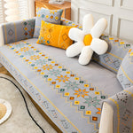 Boho Style Stretch Sofa Cover – Protects and Renews the Look