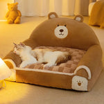 Cozy Teddy Bear Bed for Your Pets