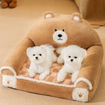 Cozy Teddy Bear Bed for Your Pets