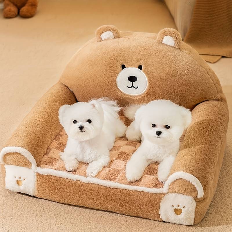 Cozy Teddy Bear Bed for Your Pets
