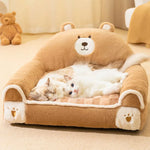 Cozy Teddy Bear Bed for Your Pets