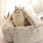 Gemütliches Zuhause - Katzen- und Hundebett | Warm, Weich und Sicher