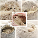 Gemütliches Zuhause - Katzen- und Hundebett | Warm, Weich und Sicher