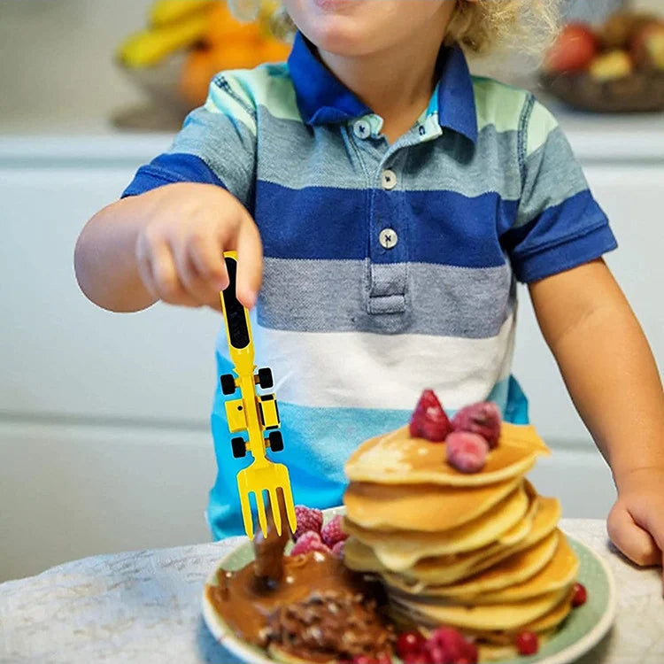 Verspielte Essutensilien für Kinder