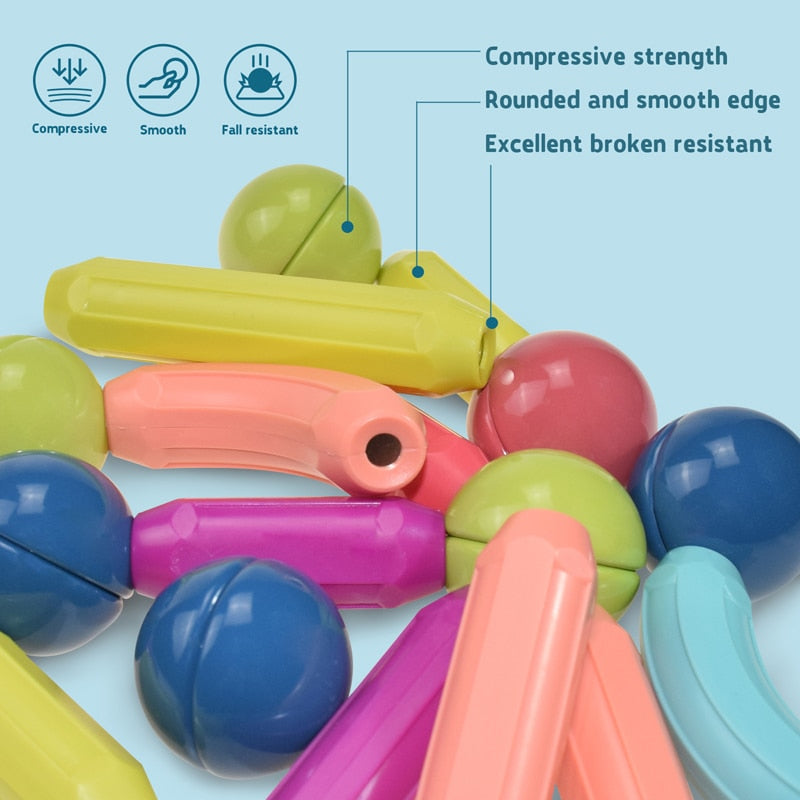 CreativeBlox - Magnetisches Konstruktionsspielzeug für Kinder