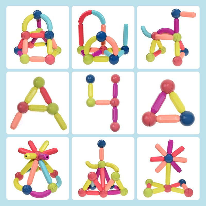 CreativeBlox - Magnetisches Konstruktionsspielzeug für Kinder
