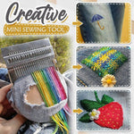 Practical hand-weaving set for repairs and creative projects