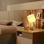 Flexibel Verstellbare Holz-Roboter Schreibtischlampe für Zuhause und Büro