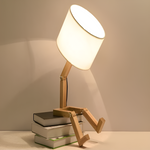 Flexibel Verstellbare Holz-Roboter Schreibtischlampe für Zuhause und Büro