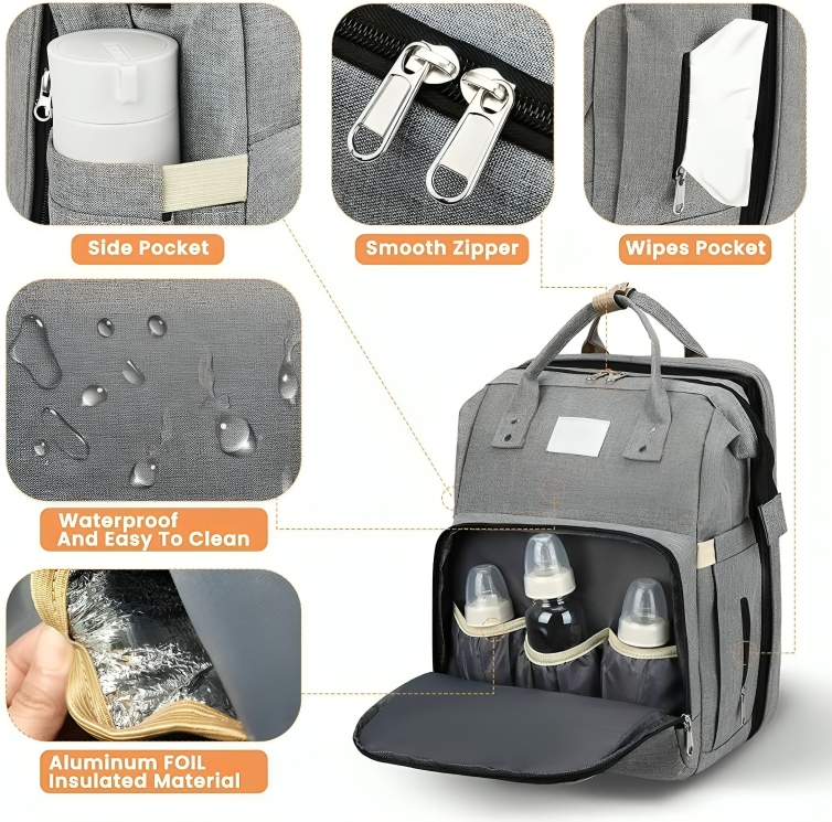 SmartTravel Bag™ | Everything your baby needs – including a travel cot!