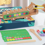 Kreatives Farbspiel mit Krokodil - Farbenspiele für Kinder