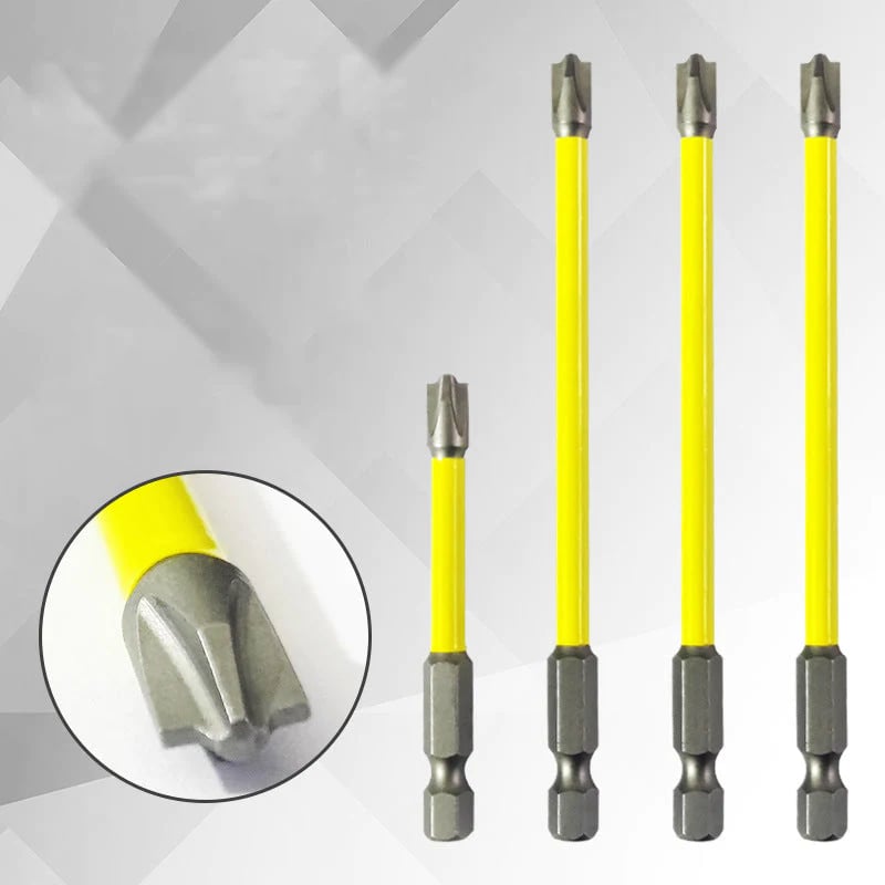 Kreuz- und Schlitzschraubendreher-Bits für Elektriker (5 Stück)