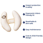 Baby Head Protection Pillow – Shock-Absorbing Banana Pillow – Breathable – Safety Lifting Aid for Strollers and Toddlers