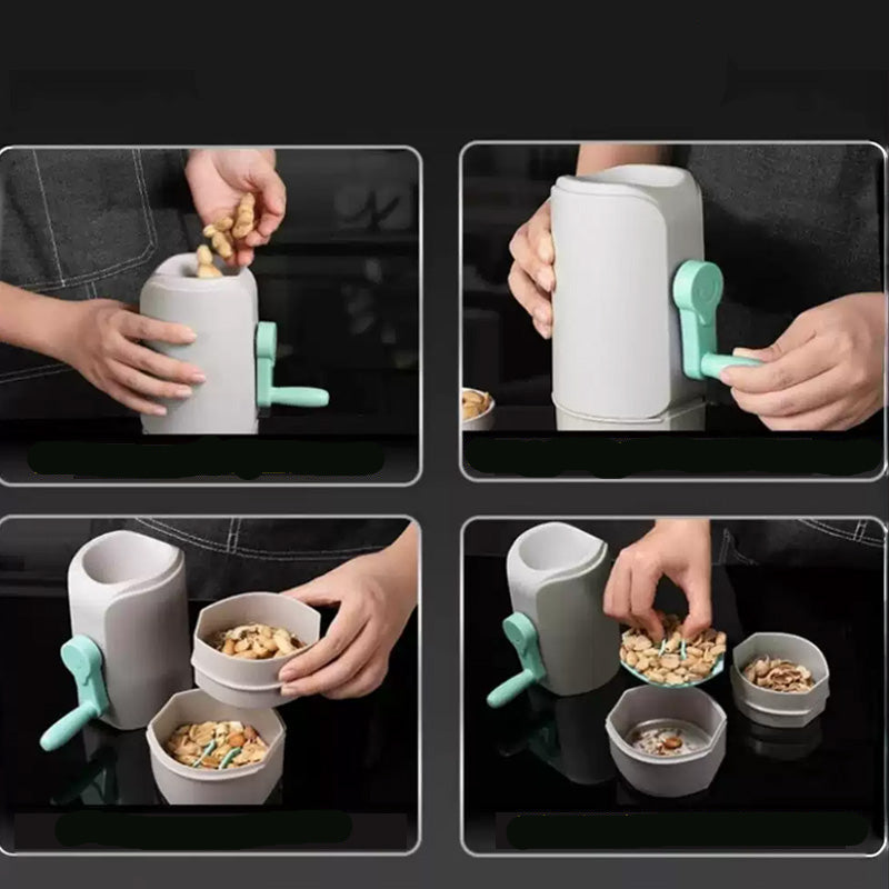 Stilvoller Obst- und Nuss-Schäler – manuelle Handhabung – funktionales Design