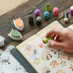 Fingerfarben-Set für kreative Malstunden (10 Teile)