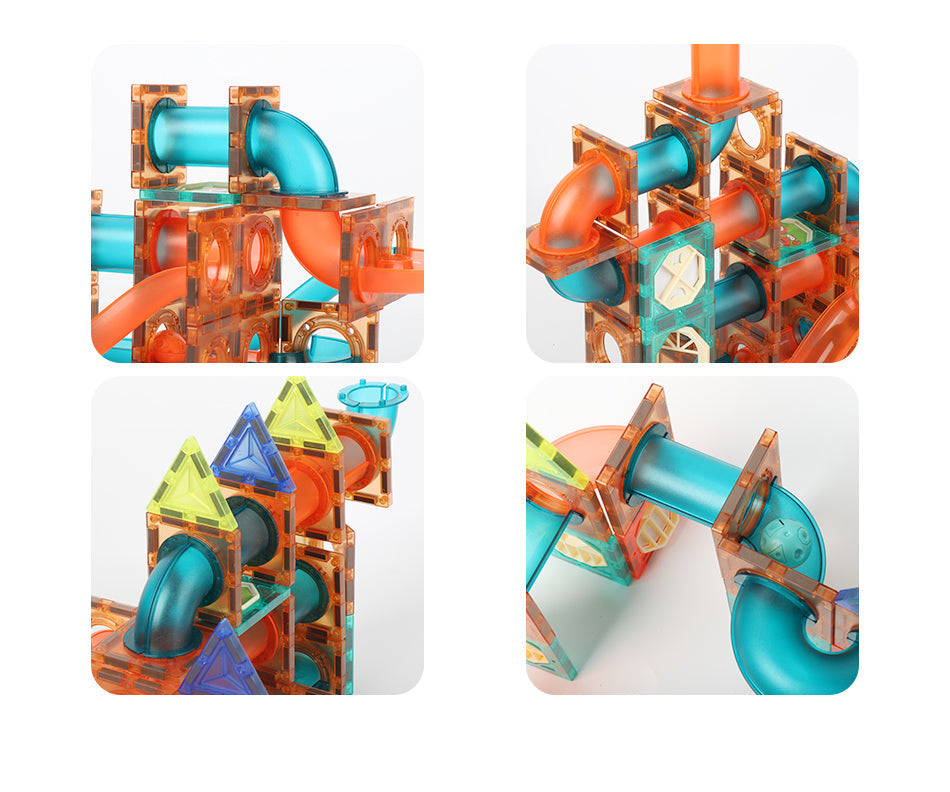 DIY Magnetische Murmelbahn - Technischer Spaß - Magnetische Murmeln