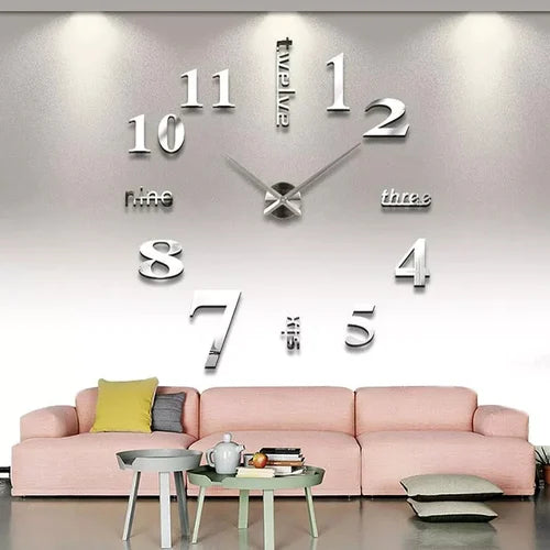 Moderne DIY Wanduhr ohne Bohren für Ihr Zuhause