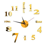 Moderne DIY Wanduhr ohne Bohren für Ihr Zuhause
