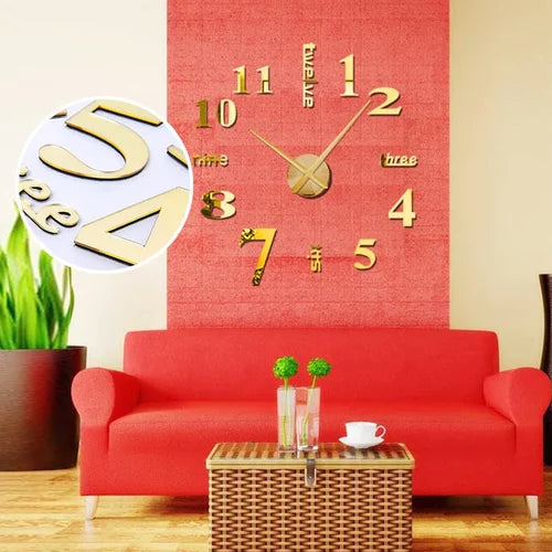 Moderne DIY Wanduhr ohne Bohren für Ihr Zuhause