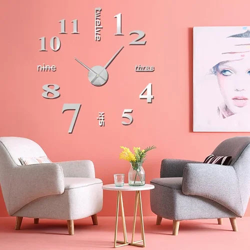 Moderne DIY Wanduhr ohne Bohren für Ihr Zuhause