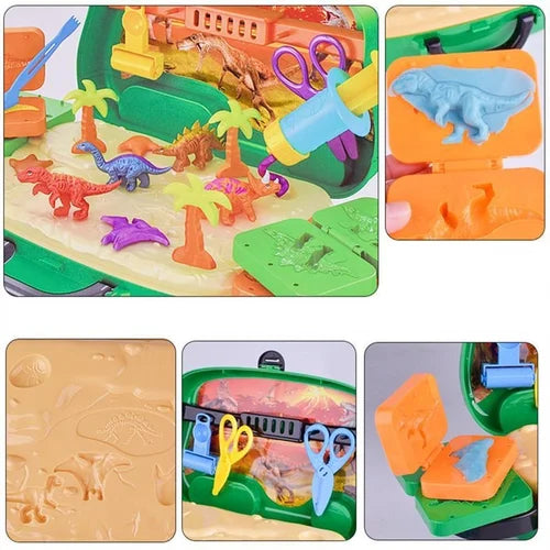 Gestalte Deine eigenen Dinosaurier mit Modelliermasse