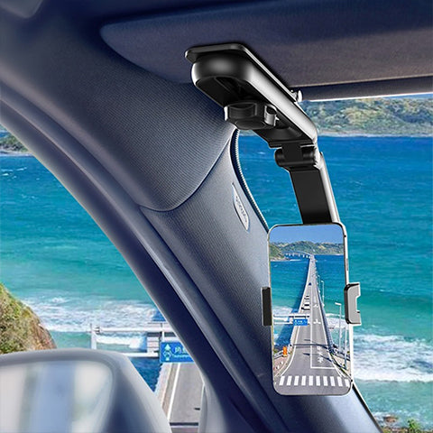 Flexible In-Car Phone Holder with 360° Rotation