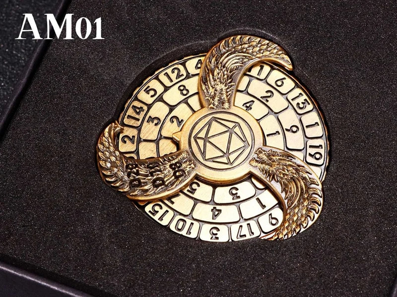 DND 7-in-1 Metal Finger Spinner for Role-Playing Games