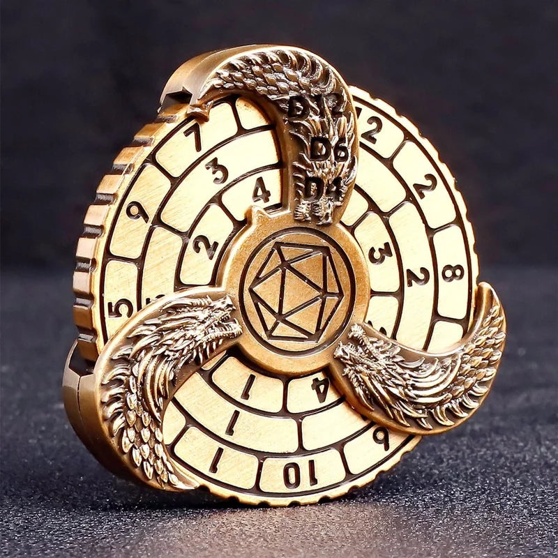 DND 7-in-1 Metal Finger Spinner for Role-Playing Games