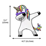 Stylish Unicorn Dabbing Sticker | Rainbow Design