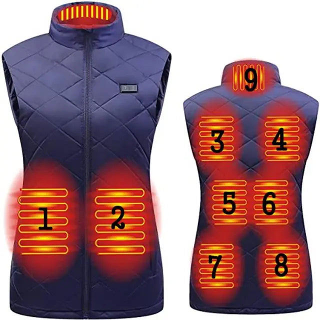 Women's Heated Vest | USB Heated Vest with Infrared Technology | Temperature Regulating & Lightweight