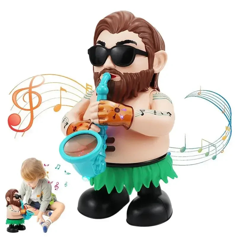 Tanzender Saxophon-Spieler - Musik und Bewegung - Musikalische Puppe
