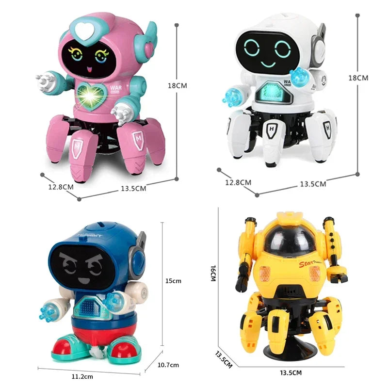 Tanzender Spin-Roboter - Leuchtet und Tanzt - Spielzeugroboter