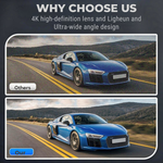 Dashcam for All-Round Driving Protection | 3-in-1 Camera