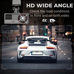 Dashcam for All-Round Driving Protection | 3-in-1 Camera
