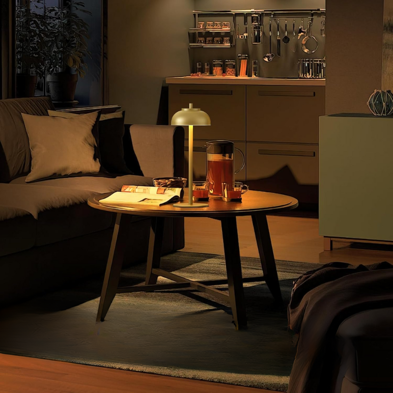 Moderne Touch-Lampe für kabelloses Ambiente