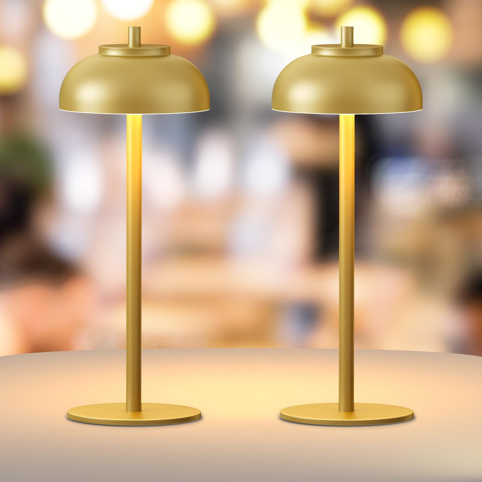 Moderne Touch-Lampe für kabelloses Ambiente