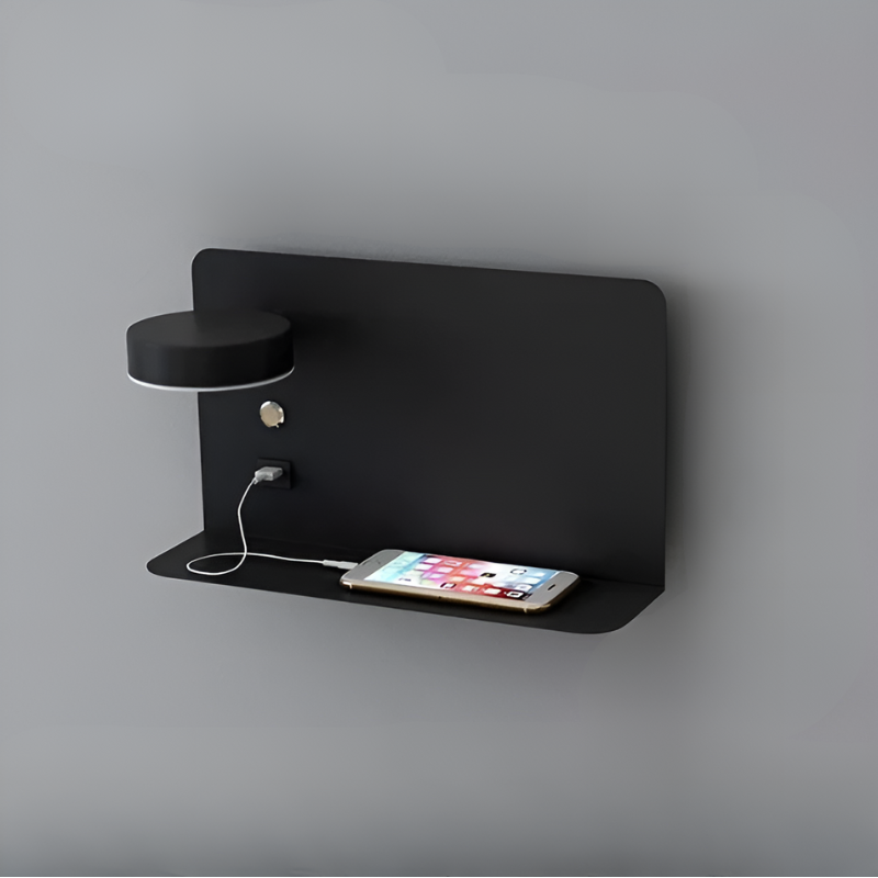 Elegantes USB-Nachtlicht mit integriertem Ablagefach