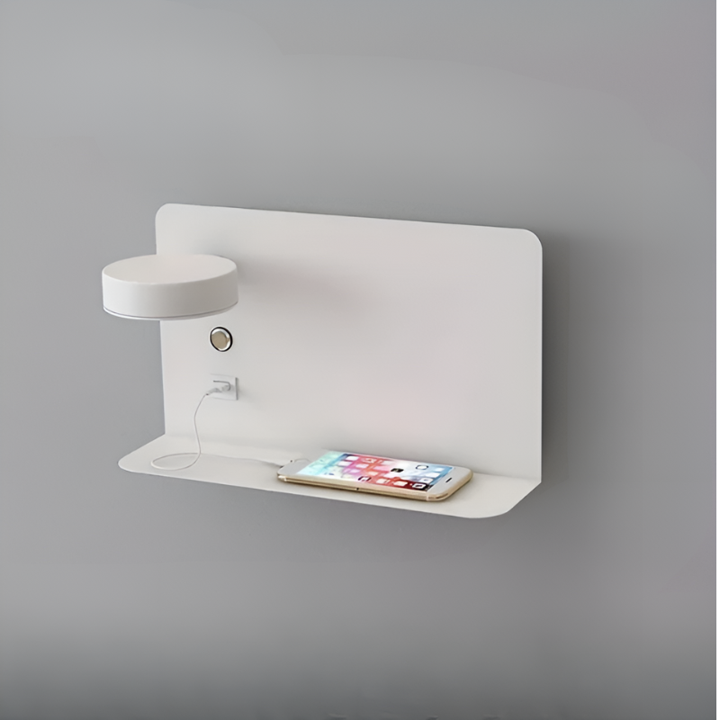 Elegantes USB-Nachtlicht mit integriertem Ablagefach