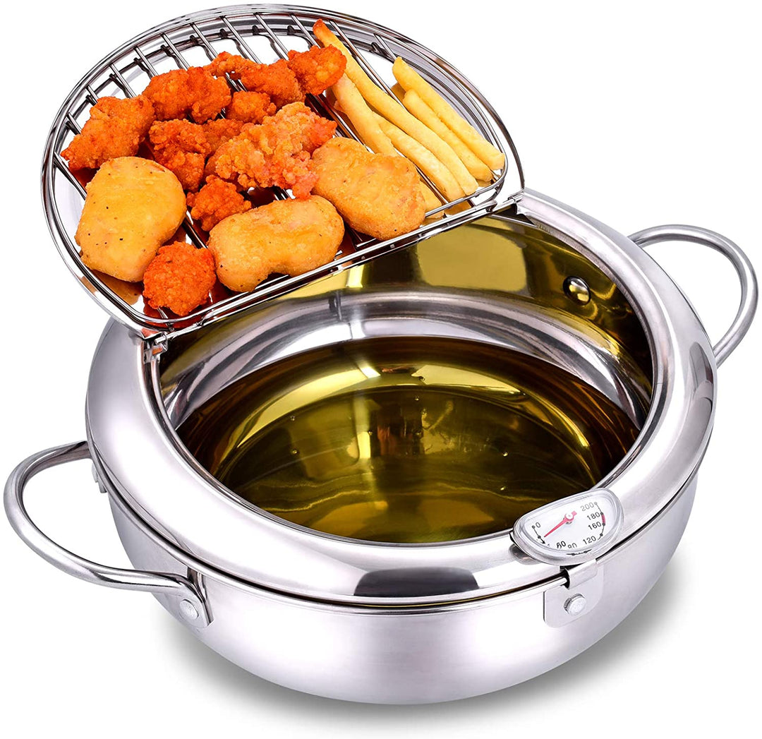 Frittiergerät mit Temperaturregler für Perfekte Ergebnisse