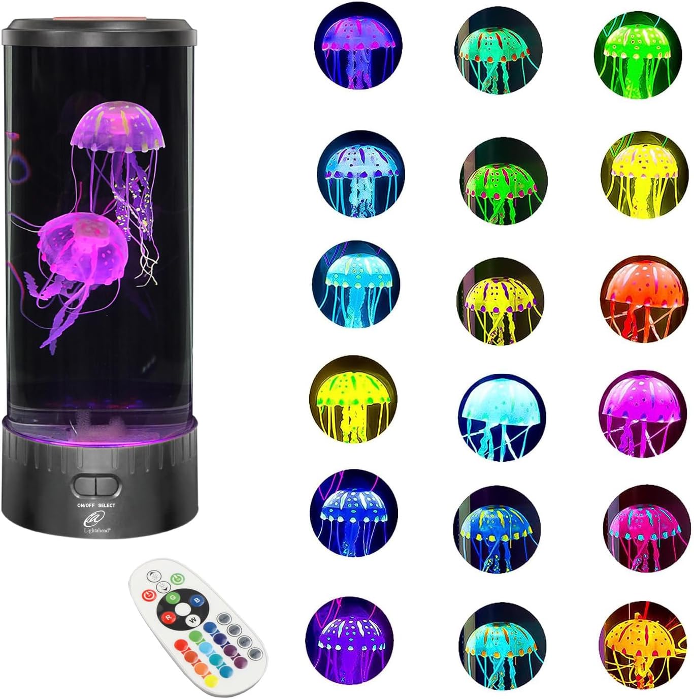 Ozeanische Eleganz: LED-Tischlampe mit Medusa-Design