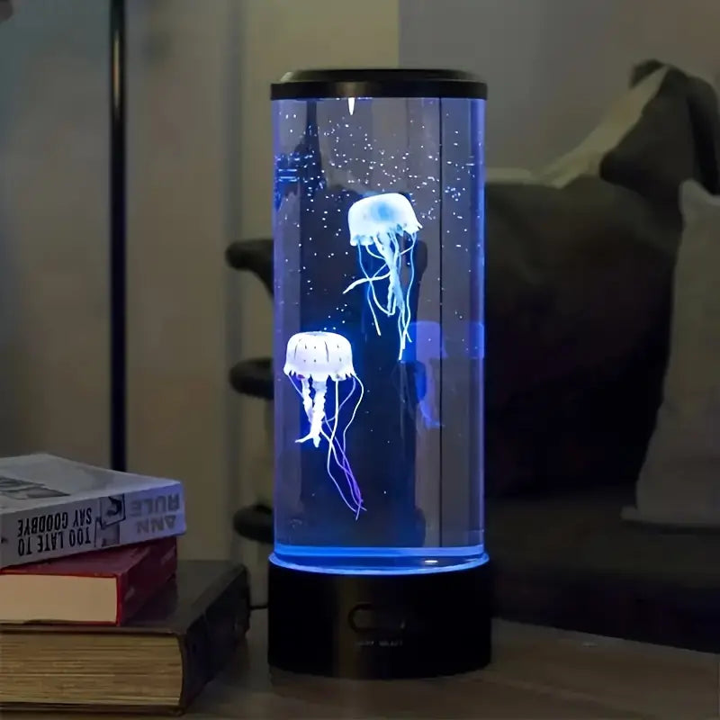 Ozeanische Eleganz: LED-Tischlampe mit Medusa-Design