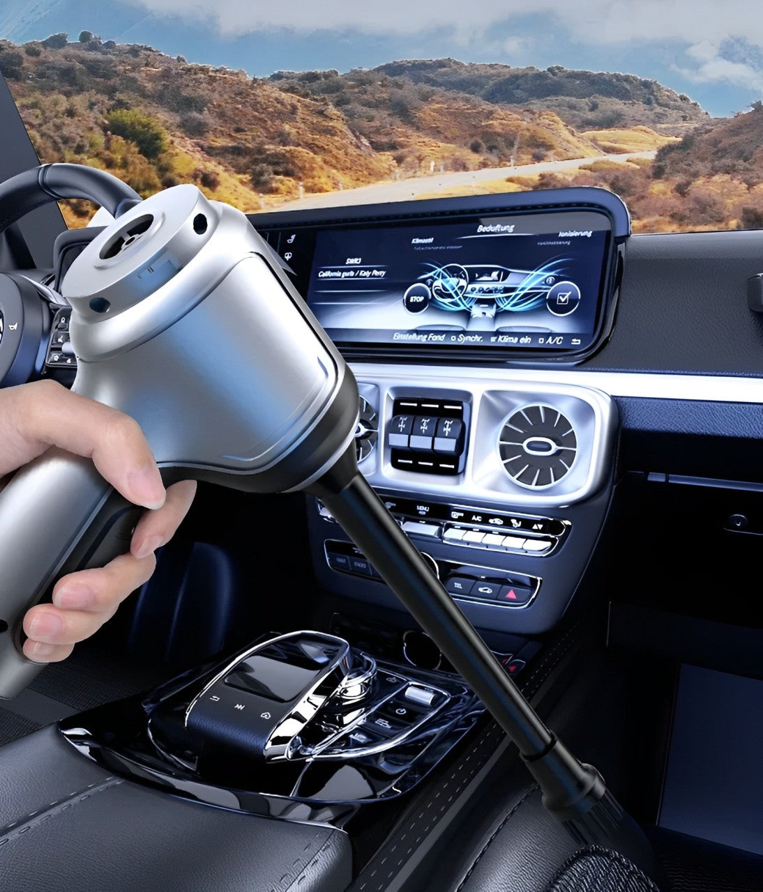 Kraftvoller kabelloser Mini-Staubsauger – Leicht für Auto und Zuhause