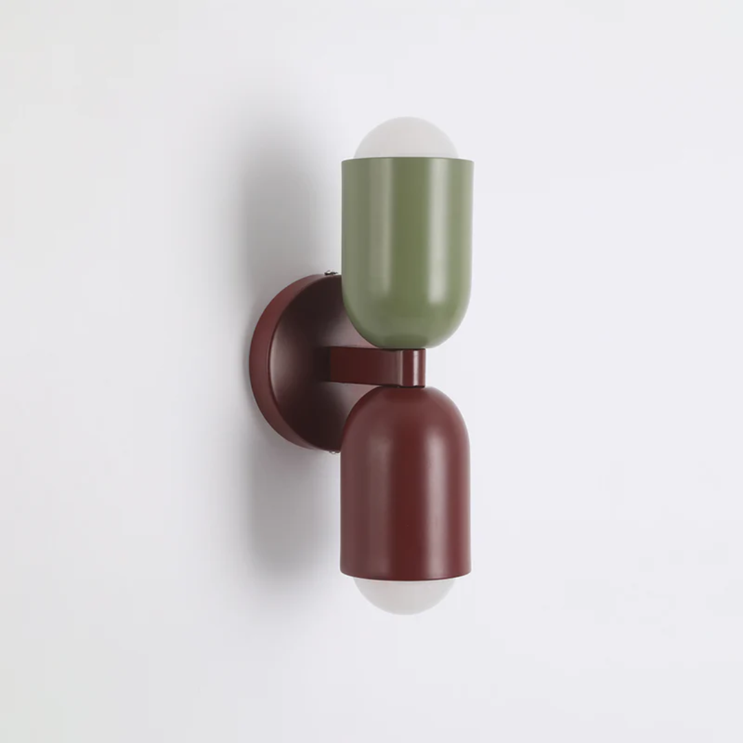 Moderne LED Wandleuchte - Doppelseitiges Design in Farben