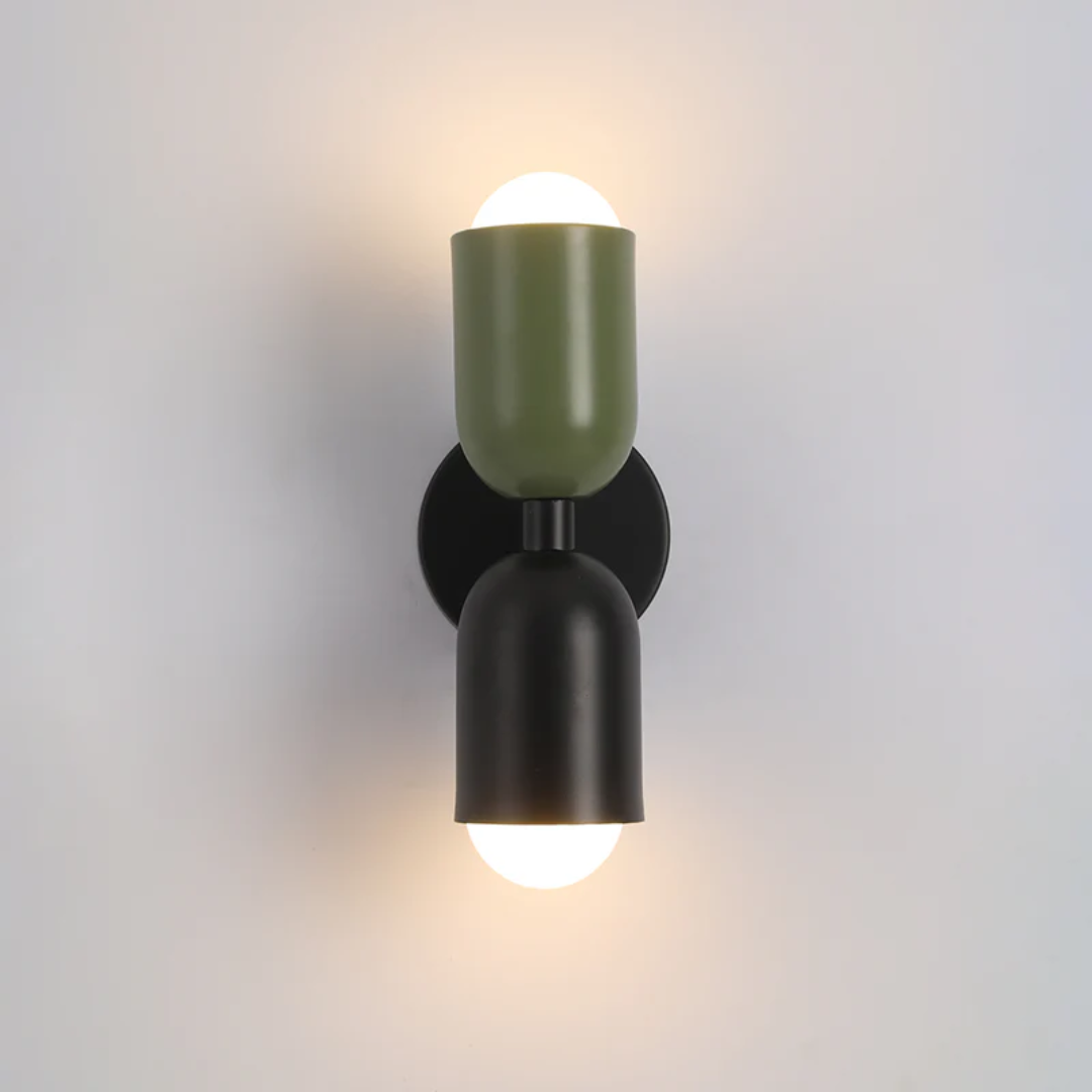 Moderne LED Wandleuchte - Doppelseitiges Design in Farben