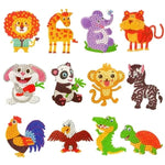 Magische Diamond Painting Aufkleber Sets für Kinder