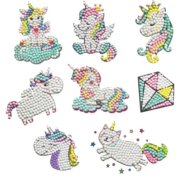 Magische Diamond Painting Aufkleber Sets für Kinder