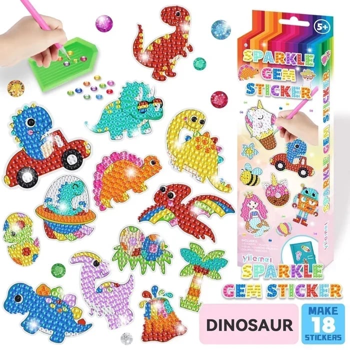 Magische Diamond Painting Aufkleber Sets für Kinder