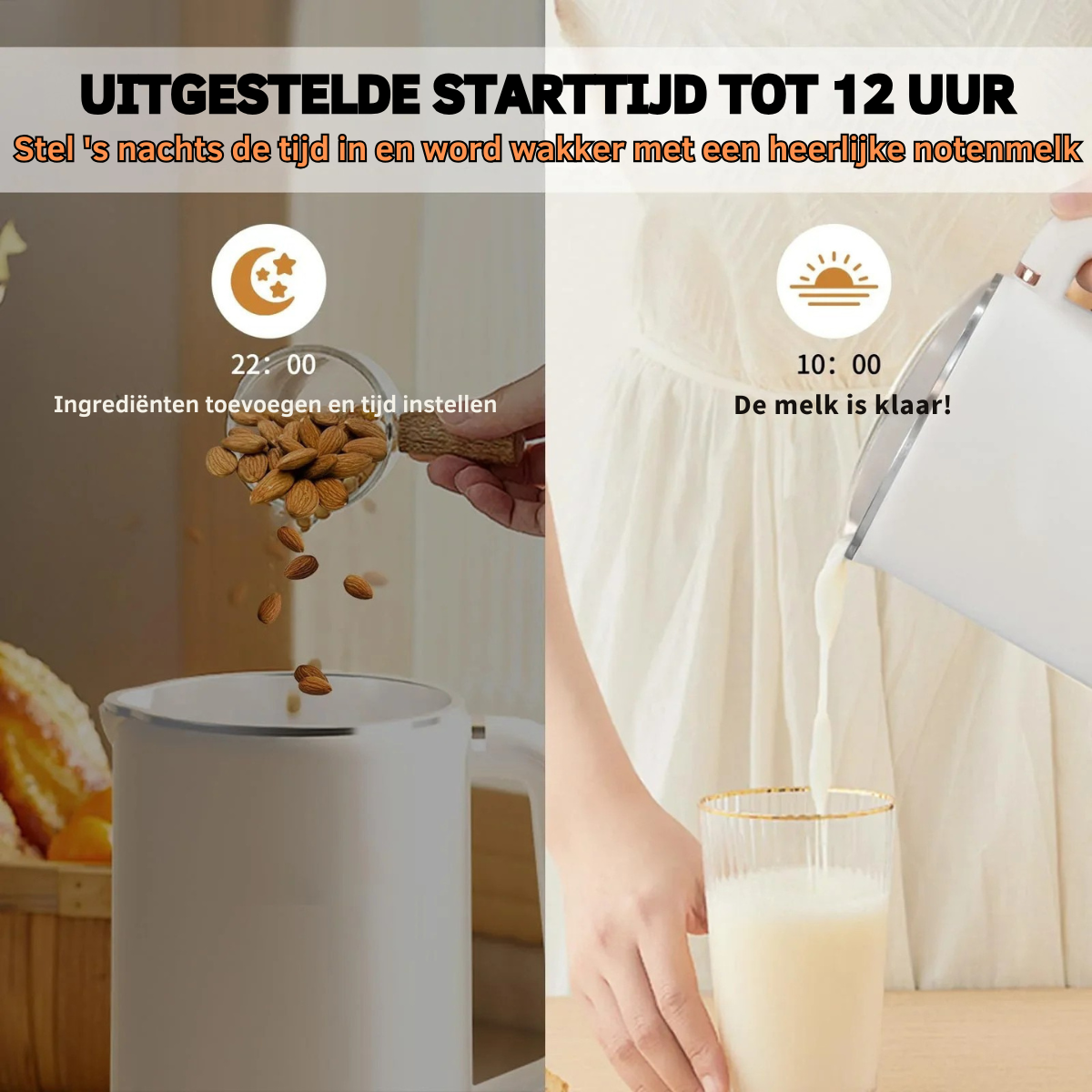 DietMix - 8-in-1 Nussmilchbereiter für Zuhause (1000 ml)