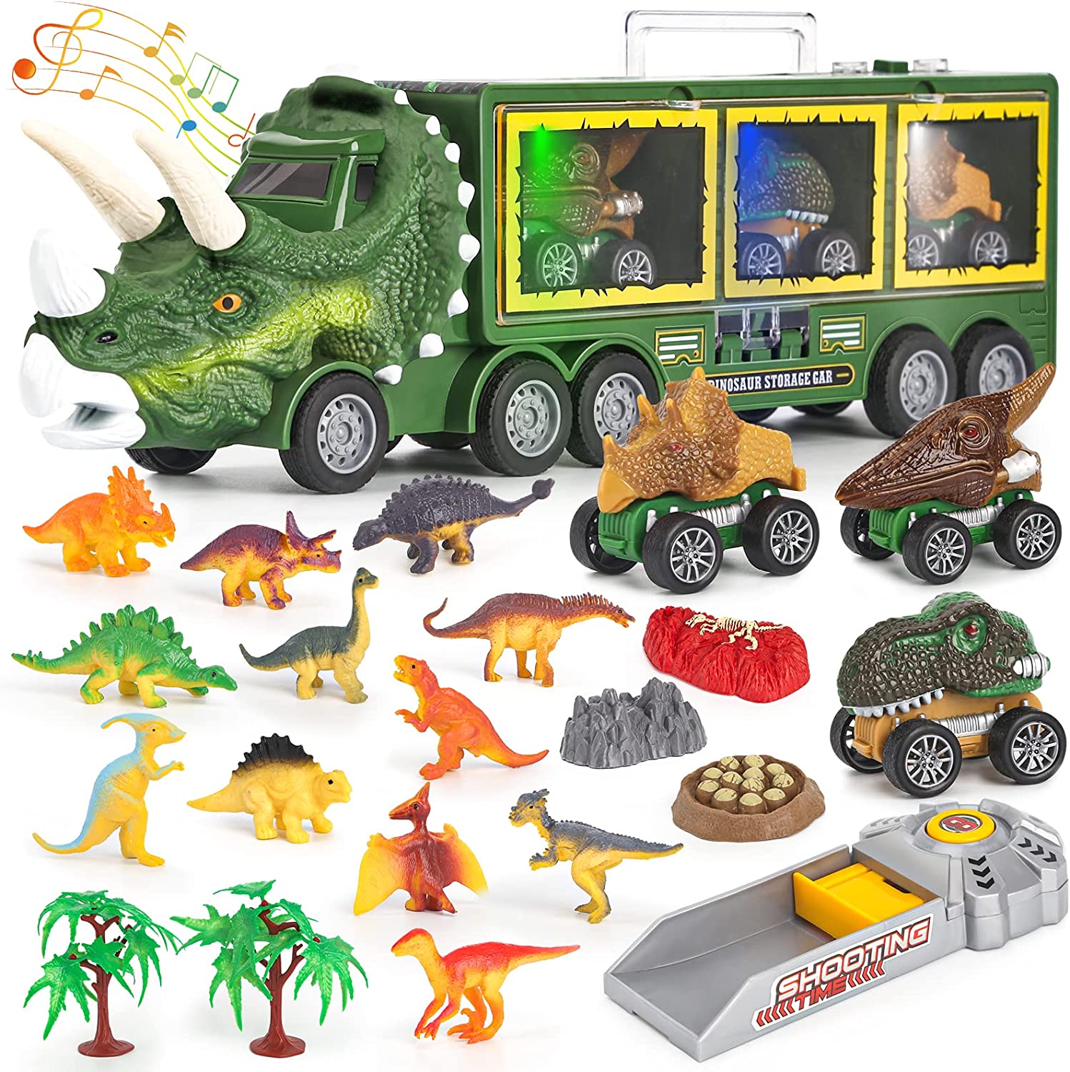Dino-Lkw - Transportiere die Dinosaurier - Dinosaurier Lastwagen