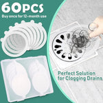Einweg-Haarsiebe für Duschabflüsse (30 Stück)
